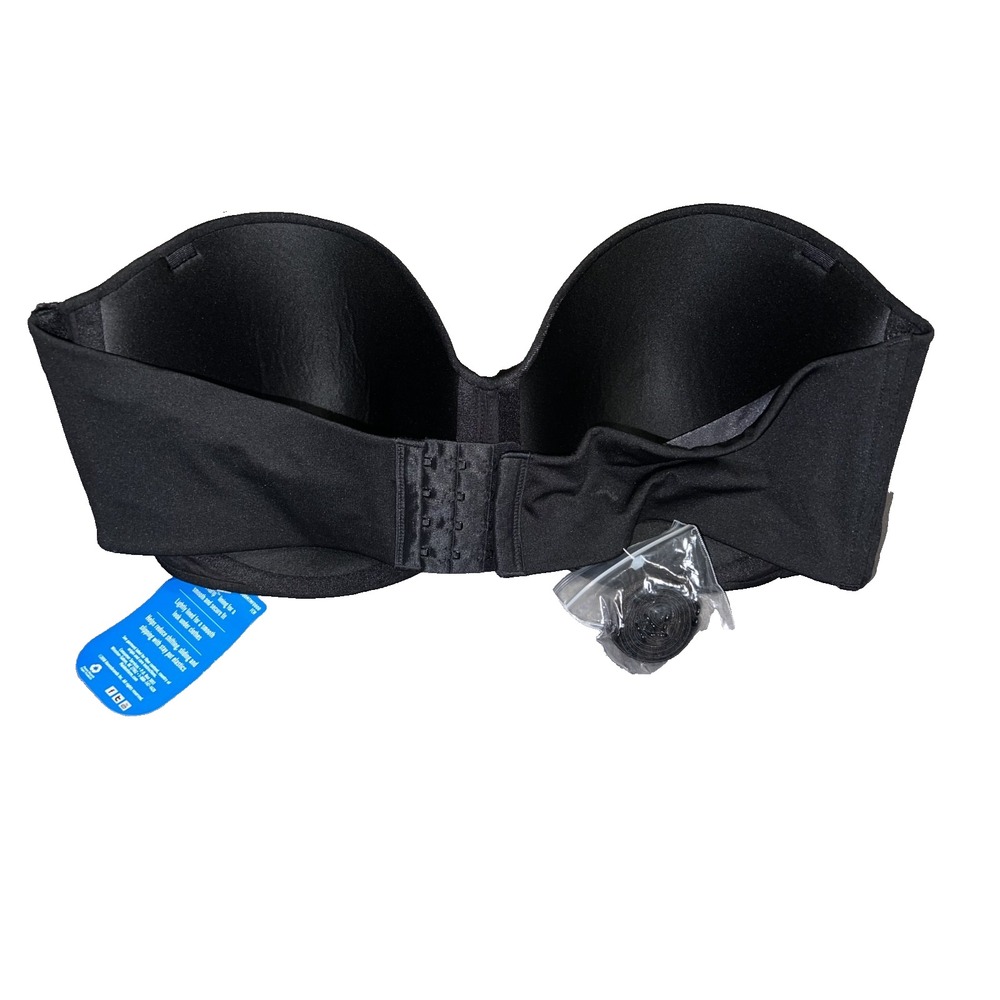 New Maidenform Sweet Nothings Black Strapless Convertible Underwire Bra 40D NWT - Picture 9 of 9